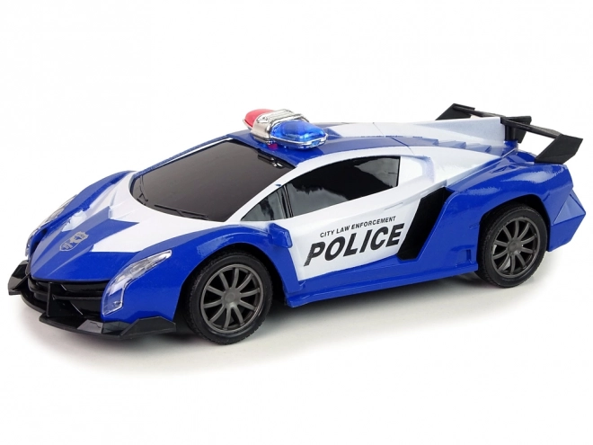 Policejní R/C závodní auto na dálkové ovládání + dobíjecí baterie