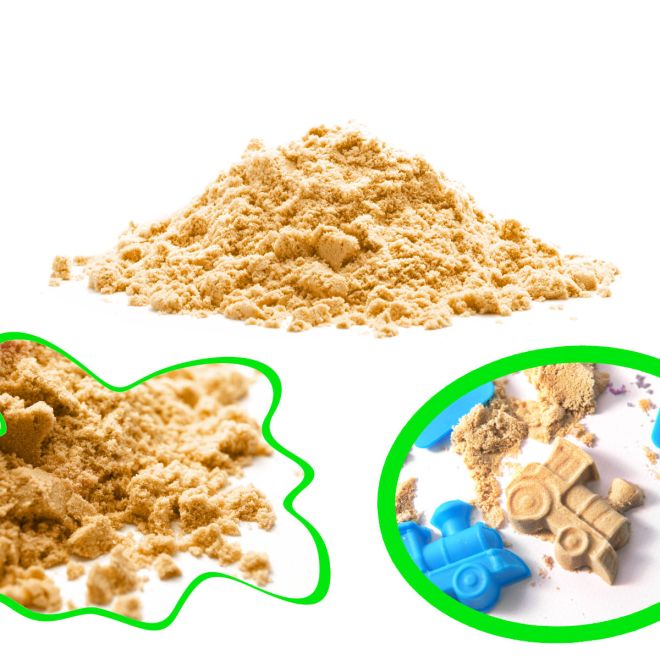 Kinetický písek 1kg – Přírodní