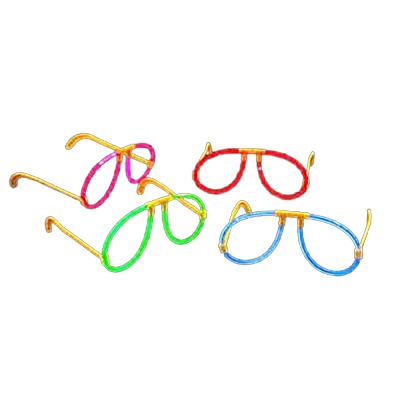 Bláznivé neonové brýle
