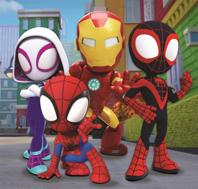 CLEMENTONI Puzzle Spidey a jeho úžasní přátelé 3x48 dílků