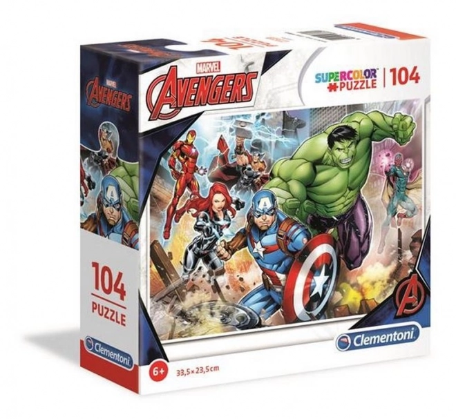 CLEMENTONI Puzzle Marvel: Avengers 104 dílků