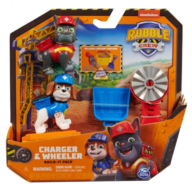 Charger a Wheeler figurky Rubble & Crew s doplňky