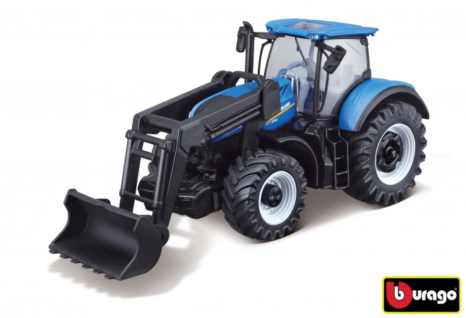 Bburago Farm Traktor New Holland s přední lžící 1:43