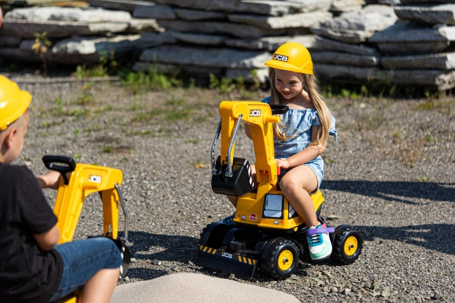 Obratná dětská žlutá koparka FALK JCB