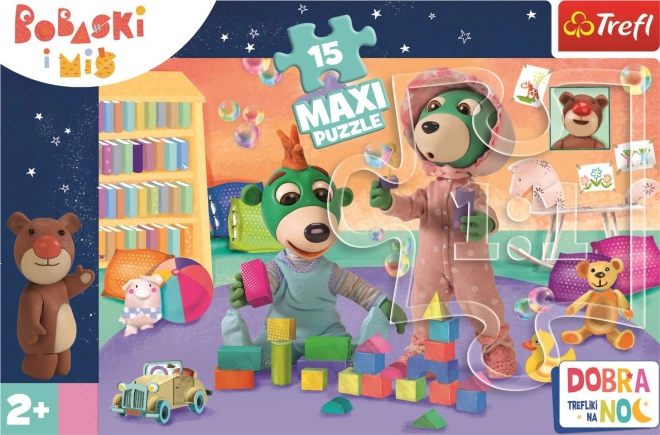 Puzzle Dobrou noc Treflíci: Veselý svět dětí Maxi