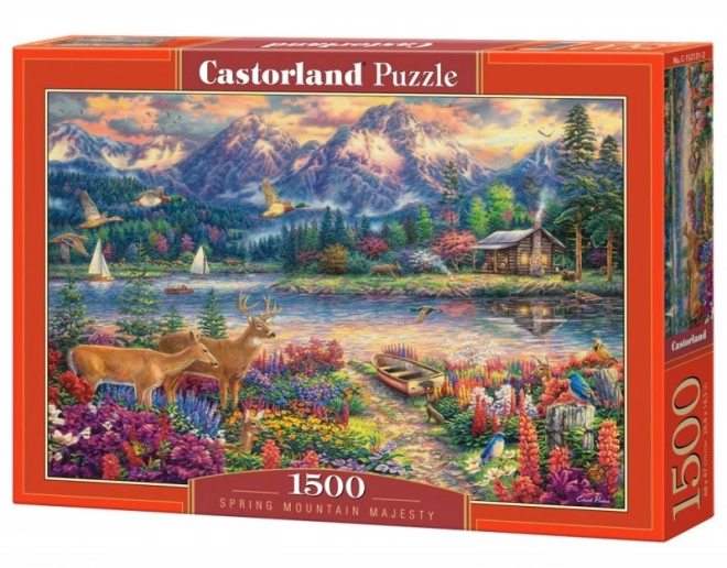 Puzzle 1500 prvků Jarní horský majestát