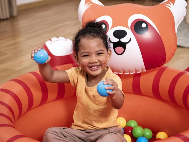 Suchý bazének červená panda s míčky od Bestway