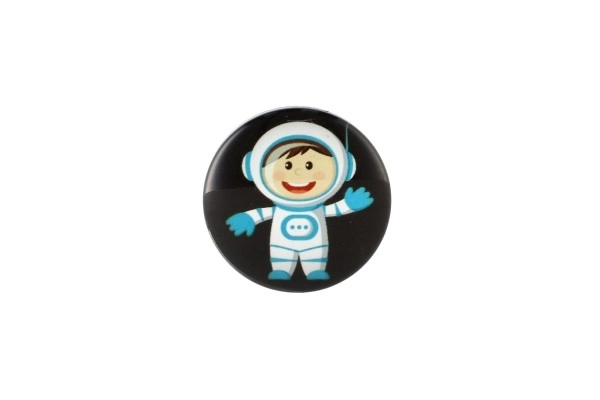 Magnety vesmír 6ks plast 3 barvy v sáčku 9x16cm
