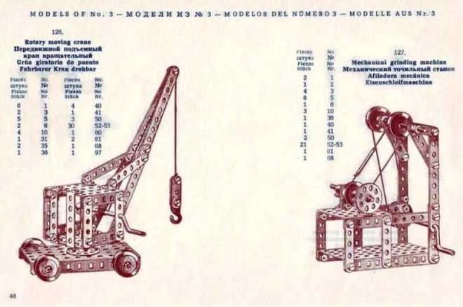 Merkur Classic C04, 213 dílů, 183 modelů