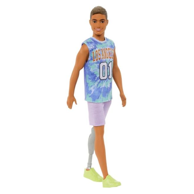 Barbie Fashionistas Ken Sportovní oblečení s protézou nohy