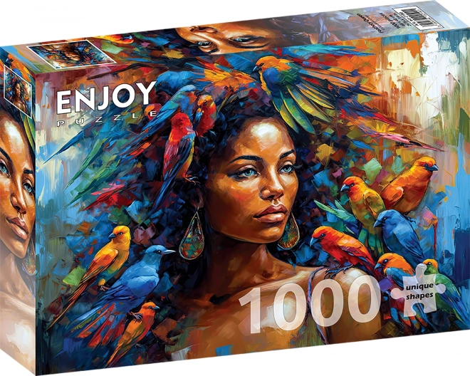 Puzzle Peříčková královna 1000 dílků