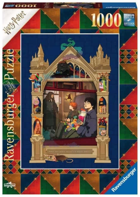 Puzzle 1000 prvků Harry Potter Vlak do Bradavic