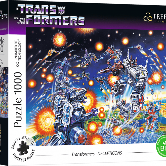 TREFL Puzzle UFT Transformers: Deceptikoni 1000 dílků