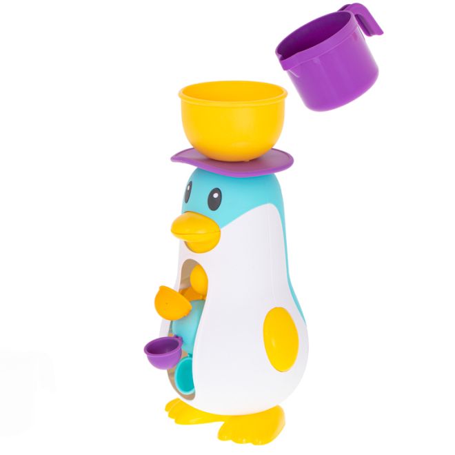 Vodní mlýn ve tvaru tučňáka