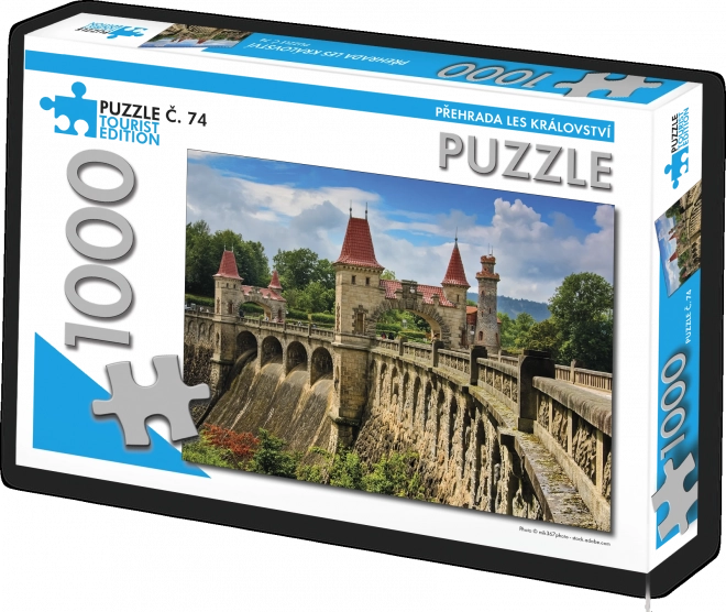 TOURIST EDITION Puzzle Přehrada Les Království 1000 dílků (č.74)