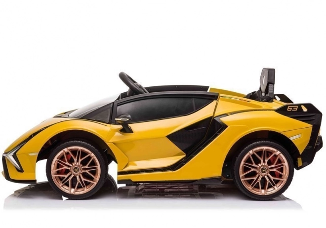 Lamborghini Sian bateriové auto Žlutá