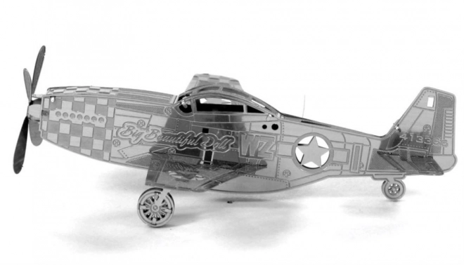 METAL EARTH 3D puzzle Letadlo Mustang P-51