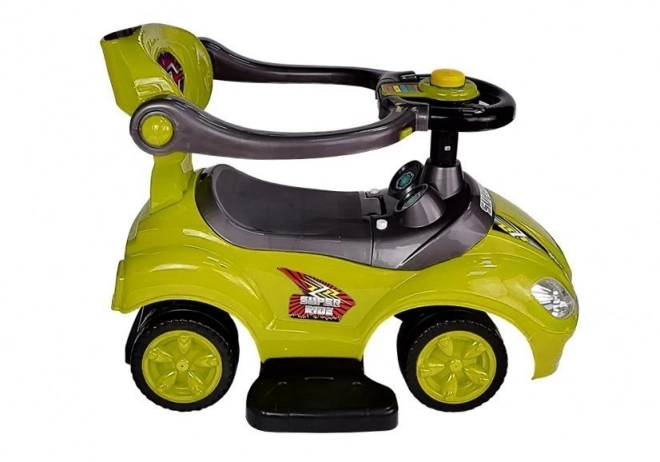 Mega Car 3v1 Push Ride Yellow