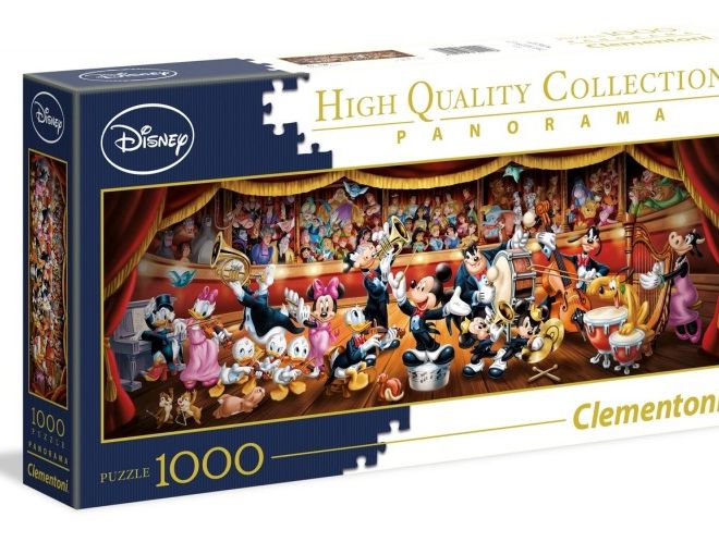 Puzzle 1000 prvků Kolekce Panorama Disney orchestr