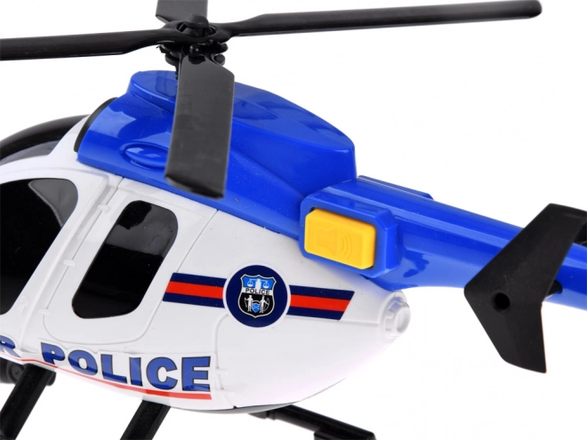 Policejní vozidla s autíčkem a helikoptérou