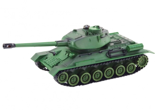 Dálkově ovládaný RC vojenský tank 1:28 Otočná věž zelená