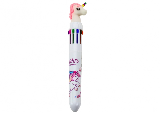 Vícebarevné automatické pero Unicorn 10 White