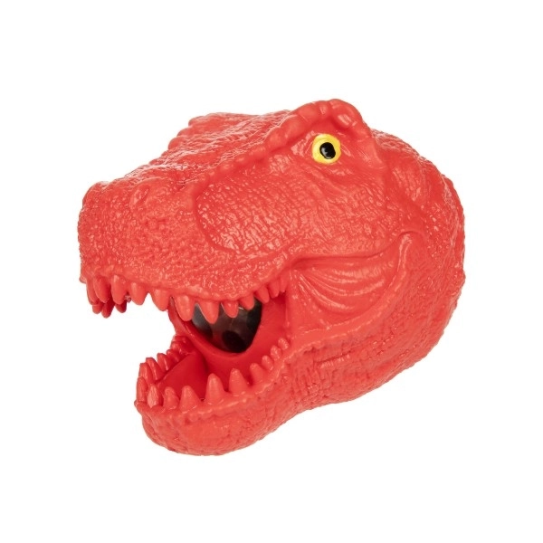 Dinosaurus hlava mačkací antistresový 8cm 4 druhy 12ks v boxu