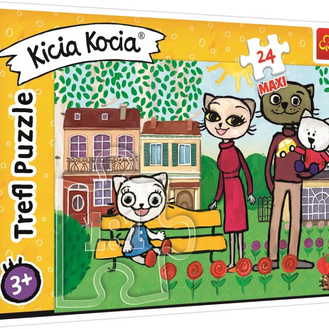 TREFL Puzzle Kicia Kocia MAXI 24 dílků