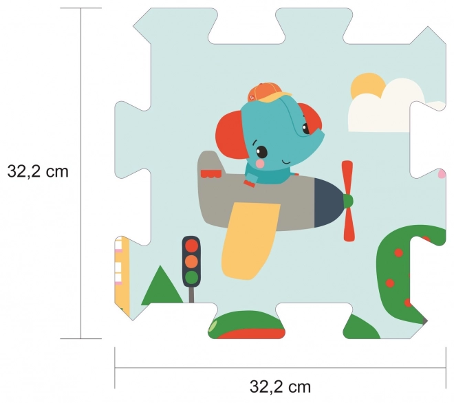 TREFL Pěnové puzzle Úsměv Fisher Price