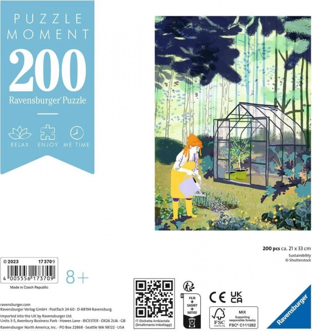 RAVENSBURGER Puzzle Moment: Udržitelnost 200 dílků