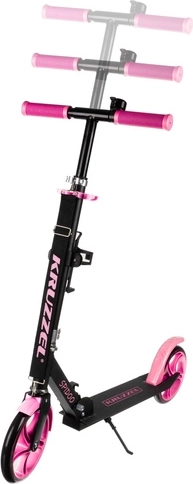 Skládací městská koloběžka pro děti s velkými koly (200 mm) – růžová