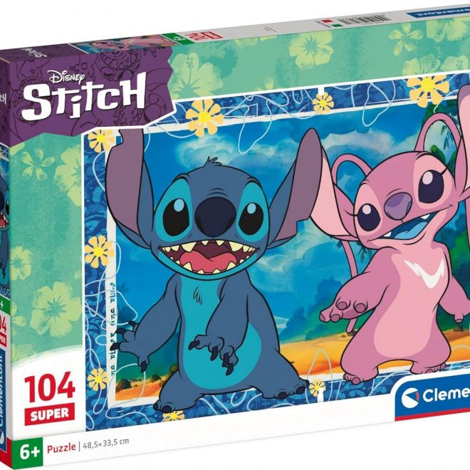 CLEMENTONI Puzzle Stitch 104 dílků