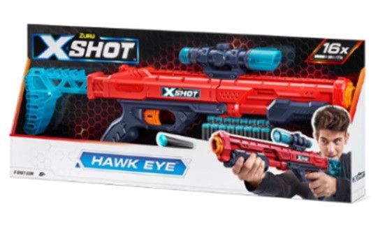 Zuru X-Shot puška HAWK EYE (16 šipek)