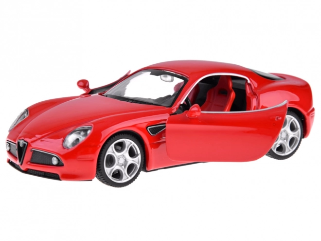 Kovový model auta Alfa Romeo 8C Competizione měřítko 1:32