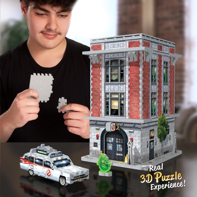 WREBBIT 3D puzzle Ghostbusters: Požární zbrojnice krotitelů duchů 500 dílků