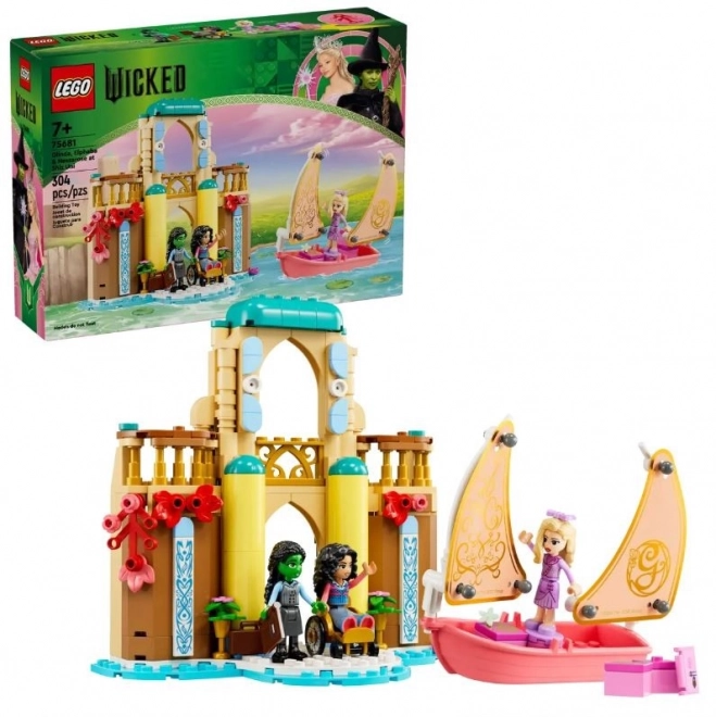 LEGO Klocki Wicked 75681 Glinda, Elphaba a Nessarose na univerzitě Shiz