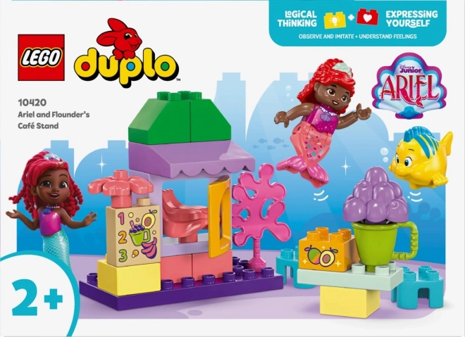 LEGO DUPLO Disney 10420 Ariel a Šupinka – stánek s kávou