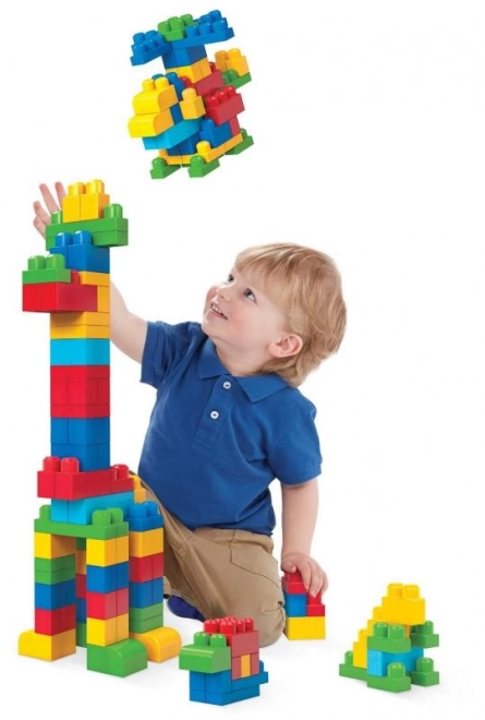 Mega Bloks First Builders Kostky v plastovém pytli 80 ks