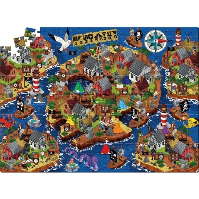 Puzzle 300 prvků Mixtery Poklad pirátů