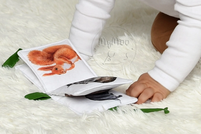 MyMoo Mini soft book - Procházka lesem