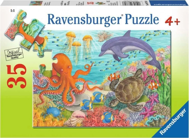 Puzzle Přátelé z oceánu 35 dílků