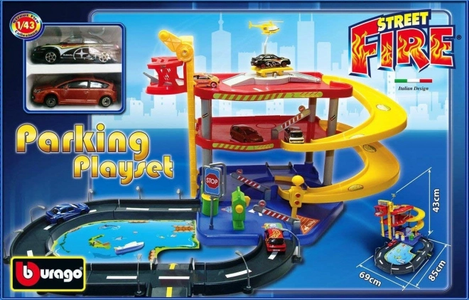 Bburago Parking Playset garáž