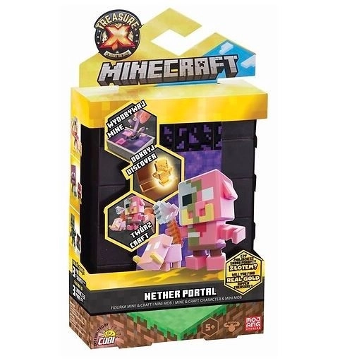 Minecraft Portal Nether Treasure X figurka