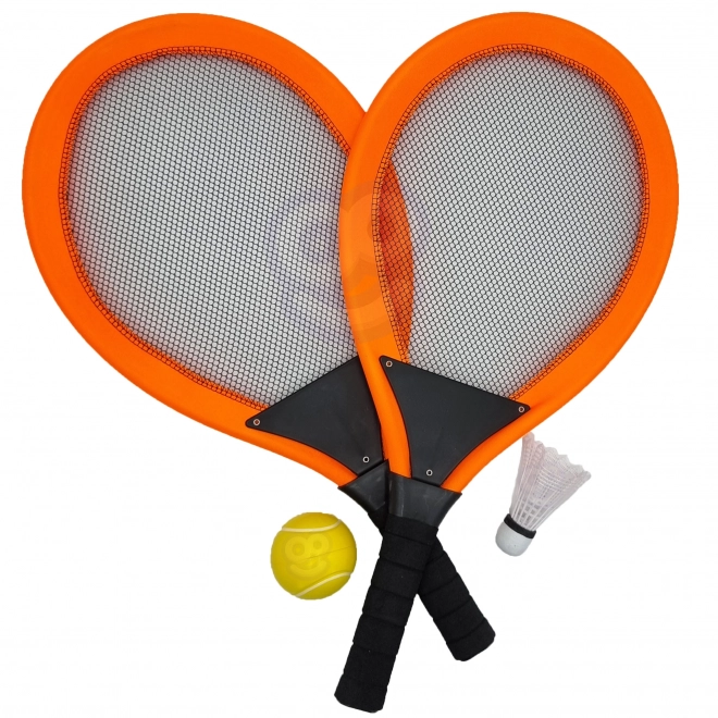 Velké raketky na tenis a badminton pro děti set Woopie