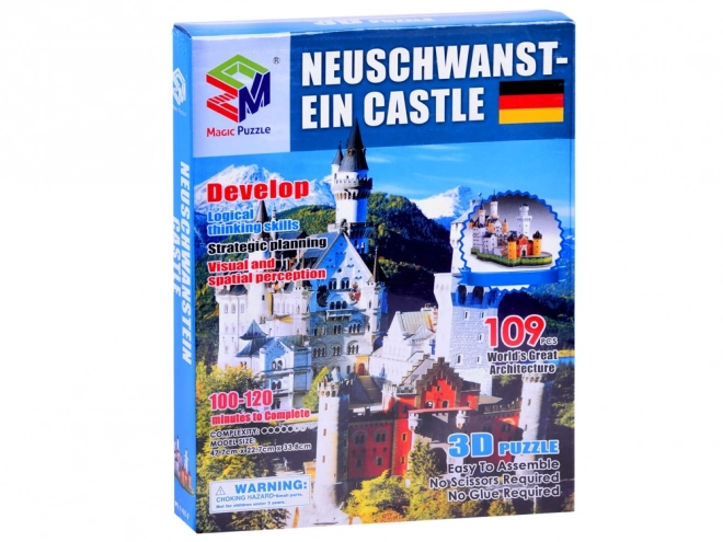 3D puzzle zámek Neuschwanstein