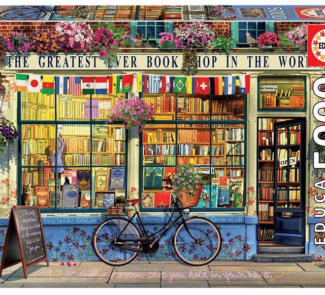 Puzzle 5000 prvků Nejlepší knihkupectví na světě