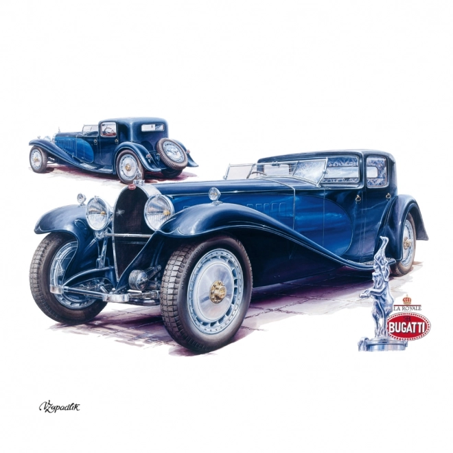 NOTIQUE Poznámkový kalendář Classic Cars – Václav Zapadlík, 2025, 30 x 30 cm