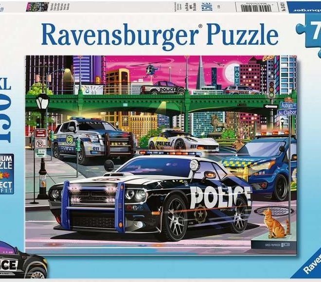 RAVENSBURGER Puzzle Policejní zásah XXL 150 dílků