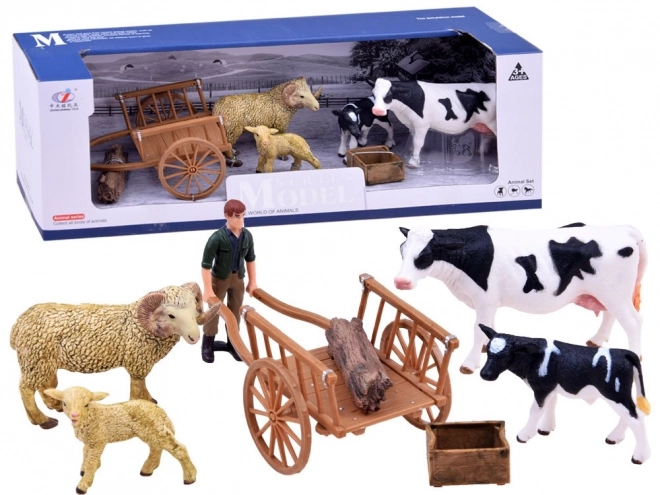 Zvířata farma Kráva sada figurek ZA2606 – C
