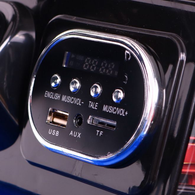 Dětské terénní auto na baterie Raptor Drifter Blue + dálkové ovládání + pomalý start + EVA + zvuky světel